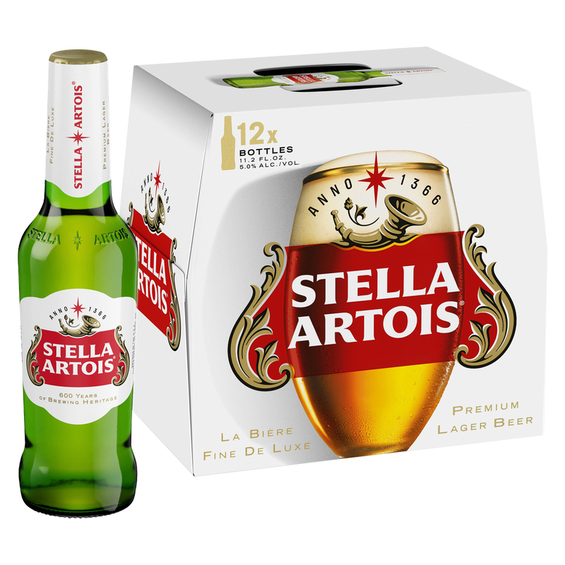 Stella Artois 12pk 11.2oz Btl 5.0% ABV