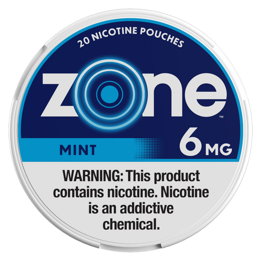 ZONE Nicotine Pouches Mint 20ct 6mg