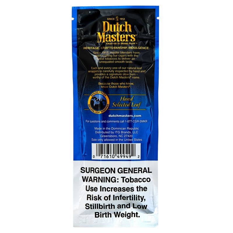 Dutch Masters Palma Cigarillos 3ct