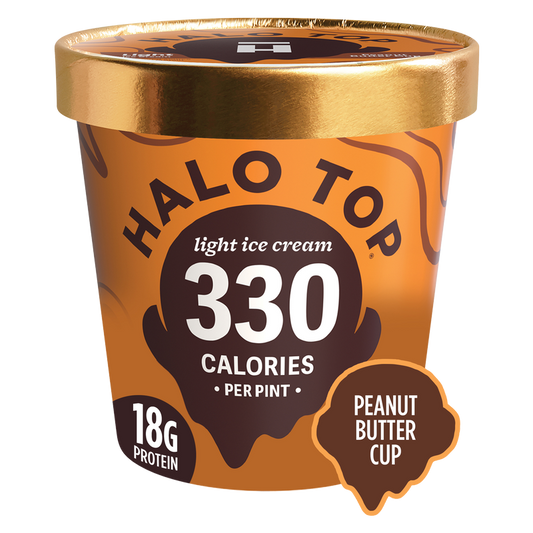 Halo Top Peanut Butter Cup Ice Cream Pint